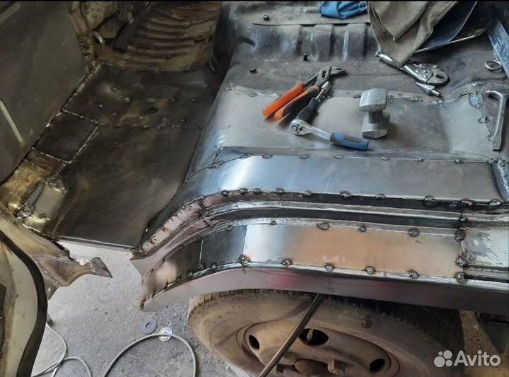 Замена гнилых элементов кузова