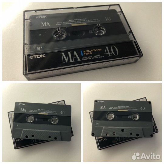 Аудиокассеты Sony Maxell TDK