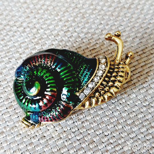 Брошь Улитка