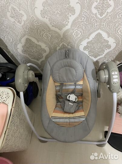 Электрокачели шезлонг 2 в 1