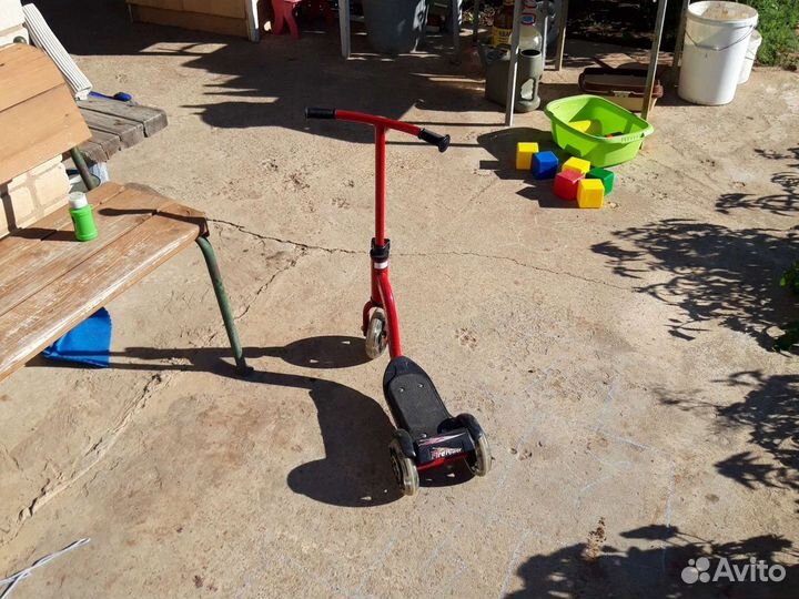 Самокат детский трехколесный бу