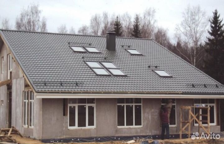 Монтаж, Ремонт кровли Кровельные работы Протечки