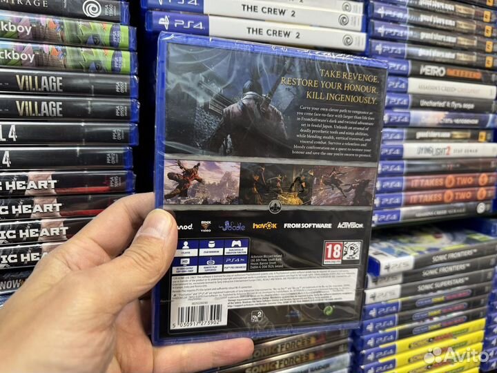 Sekiro shadows die twice ps4 диск новый