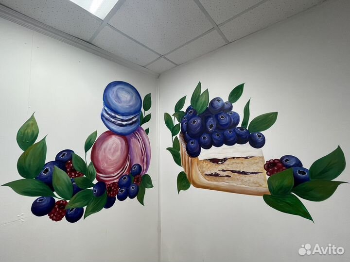 Роспись стен и картины на заказ