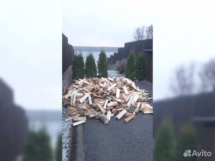 Дрова березовые. Колотые 5 кубов. С доставкой
