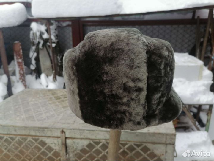 Шапка мужская из Стриженного бобра размер 59 60