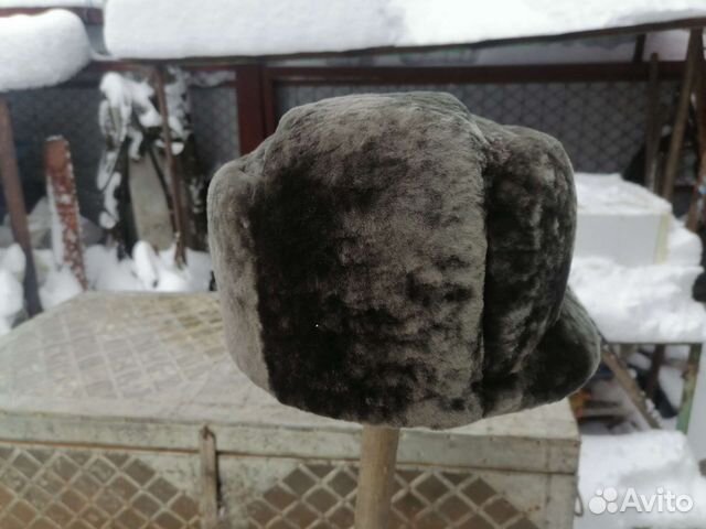 Шапка мужская из Стриженного бобра размер 59 60