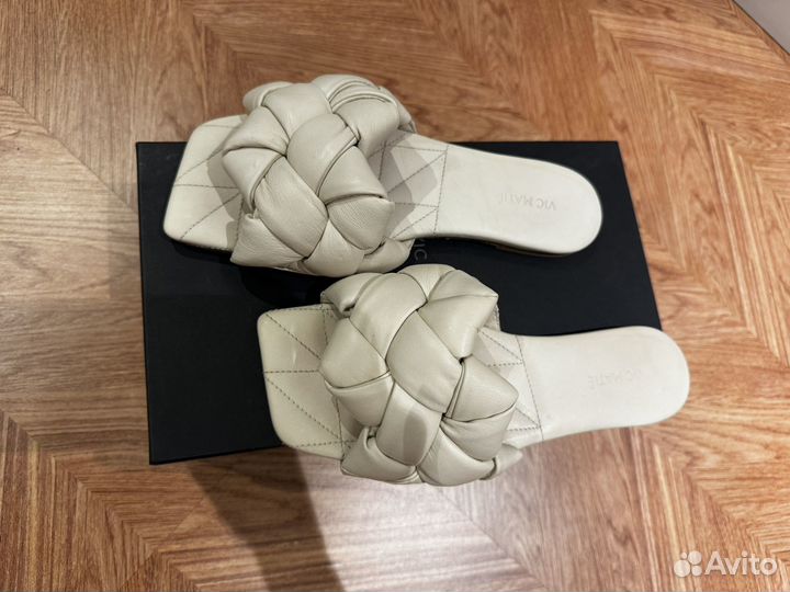 Сабо Vic matie, бежевые, 38 размера