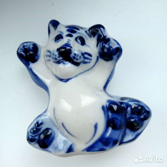 Шкатулка конфетница гжель