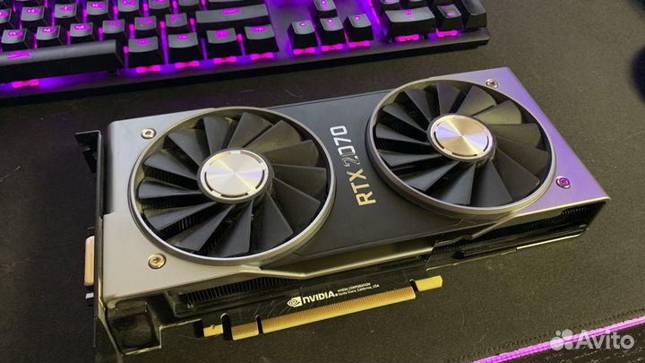 Видеокарта RTX 2070 founders edition 8gb