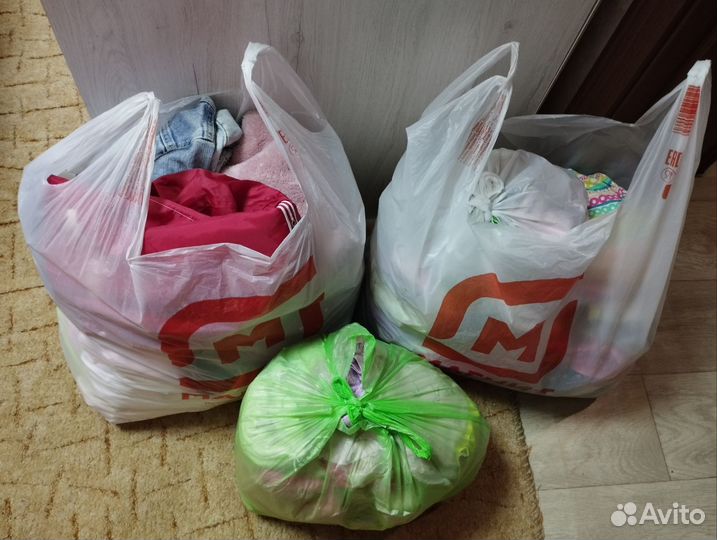 Детские вещи пакетом на девочку 68 74