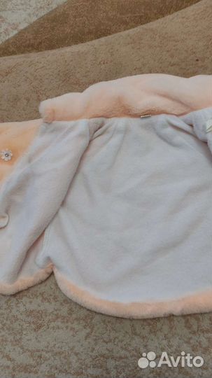 Манто меховое для девочки