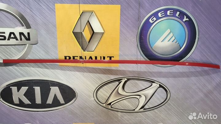 Молдинг на крышу Накладка крыши Renault scenic 2 П