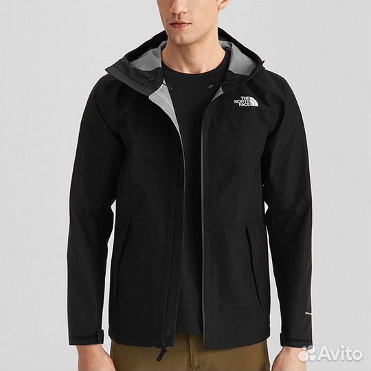 THE north face Windbreaker Jackets Men Black (XXL)(18)