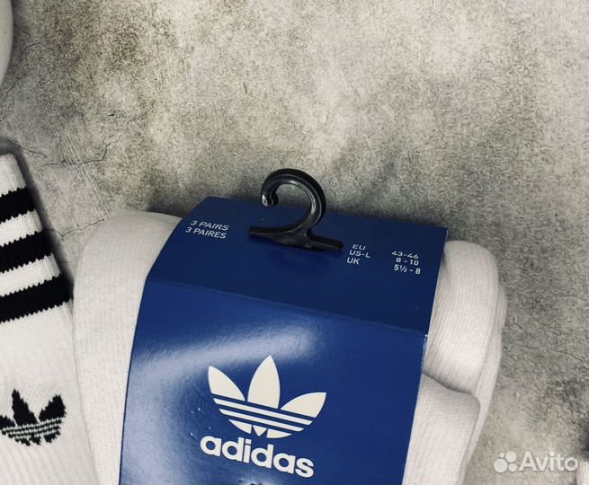 Носки Adidas белые оригинал