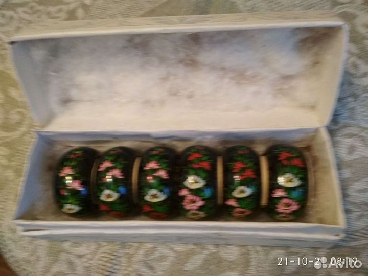 Кольца для салфеток. Набор 6 шт