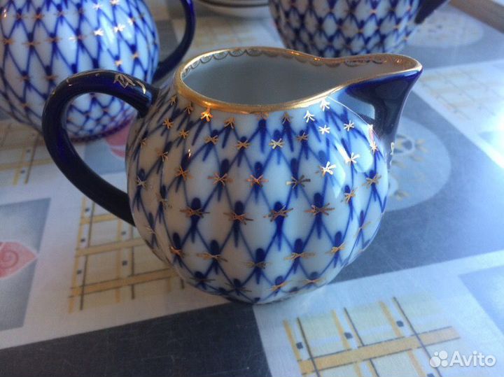 Кофейный сервиз. Фарфор. Лфз. СССР