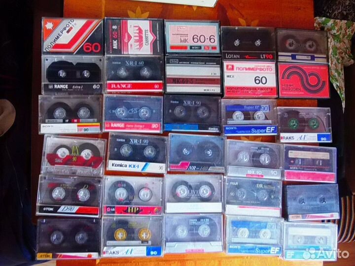 30 аудиокассет
