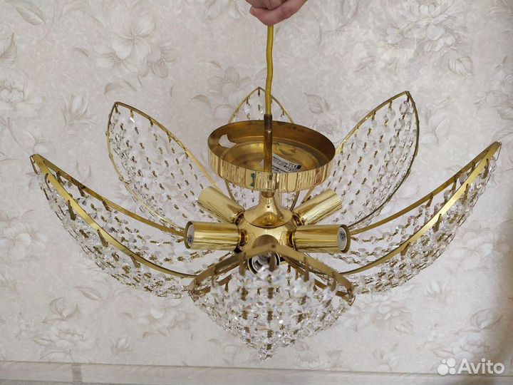 Люстра чешская. Хрусталь. Preciosa