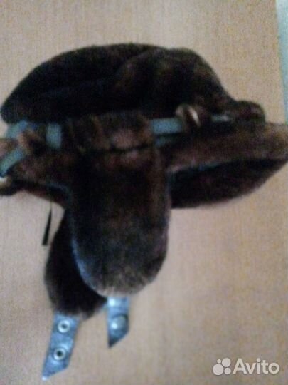 Шапка из норки новая р. 60