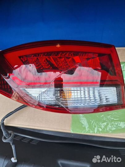 Фонарь задний левый kia rio 4LED