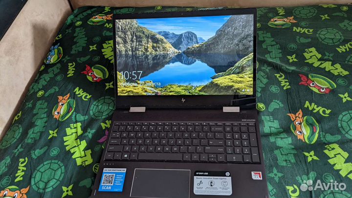 Игровой ноутбук трансформер hp envy x360