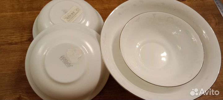 Набор салатников-4шт Новый с этикеткой,d23 и16,5см