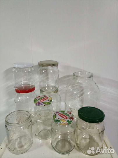 Банки стеклянные разные