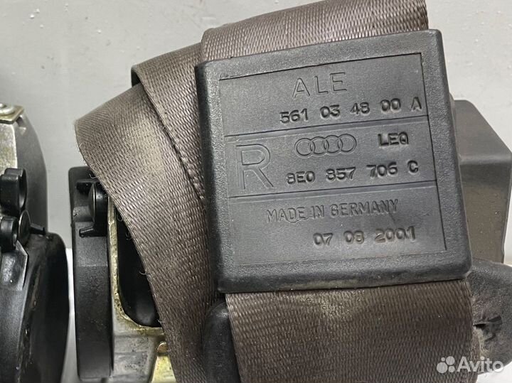 Ремни безопасности Audi A4 B5/B6