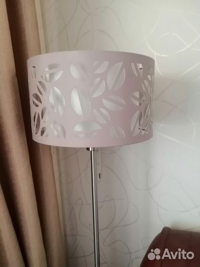 Торшер напольный с абажуром бу