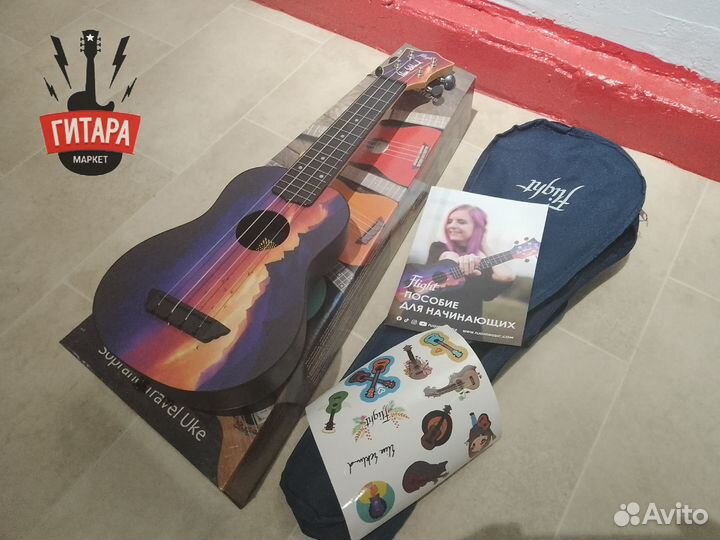 Укулеле-сопрано Flight TUS-EE sunset + чехол