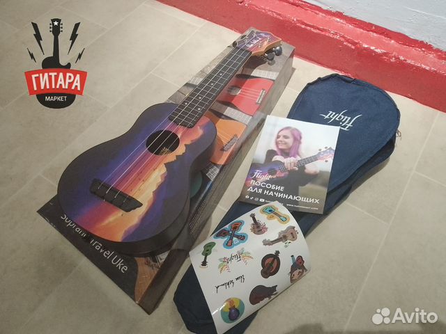 Укулеле-сопрано Flight TUS-EE sunset + чехол