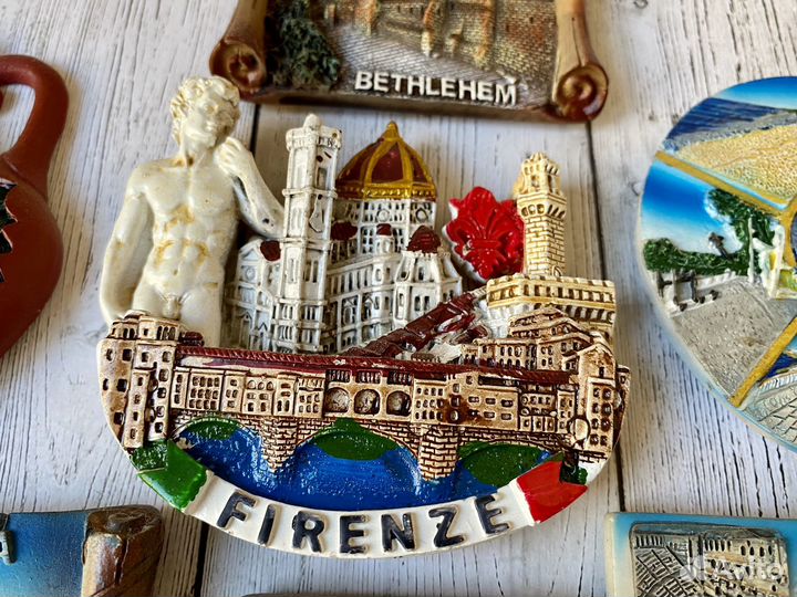 Магниты сувенирные керамические