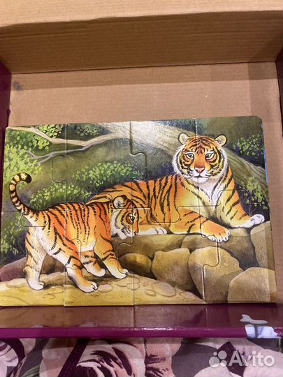 Развивающий пазл с крупными деталями