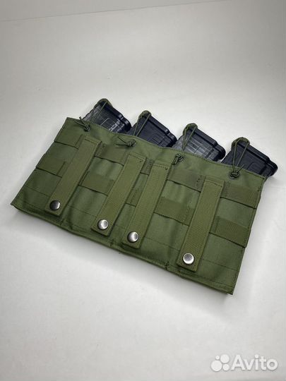 Подсумок на 4 магазина ак