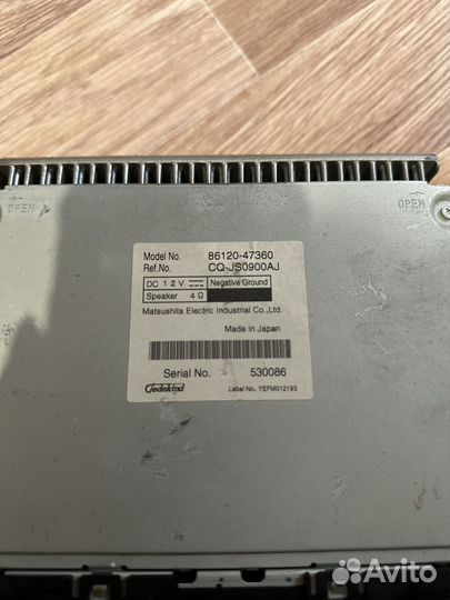 Магнитола toyota prius 30