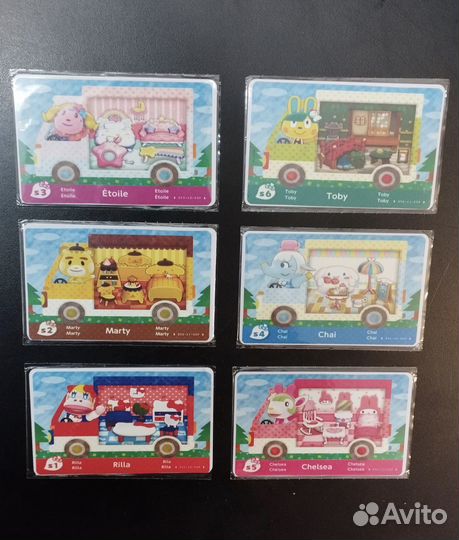 Amiibo карточки Sanrio Animal Crossing
