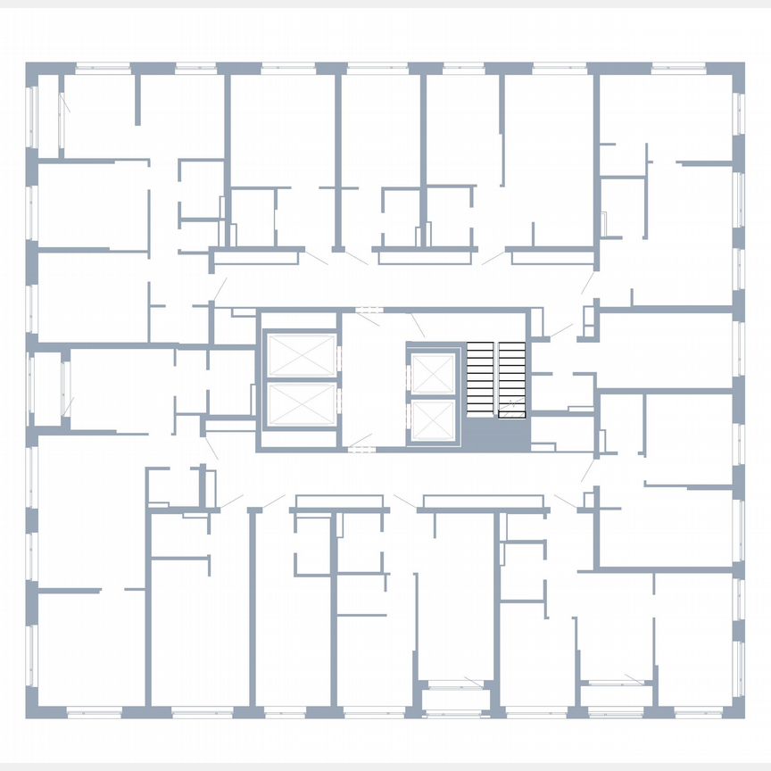 1-к. квартира, 45,9 м², 16/23 эт.