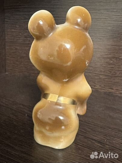 Олимпийский мишка Барановка фарфор СССР