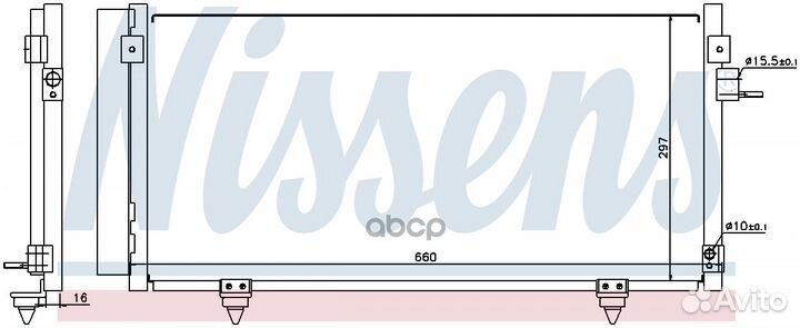 940257 Конденсер subaru forester/impreza/XV 1.6