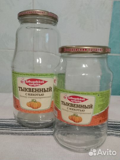 Стеклянные винтовые банки разного об'ема