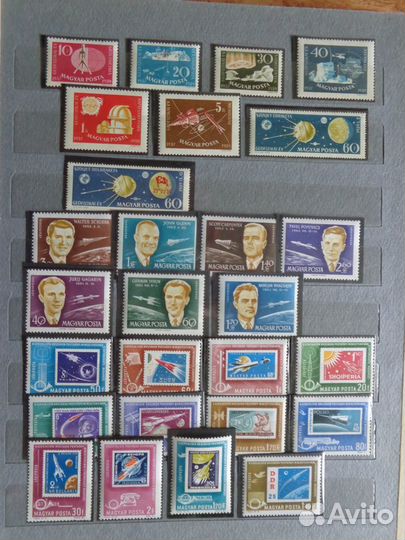 Альбом с марками Венгрии + второй альбом