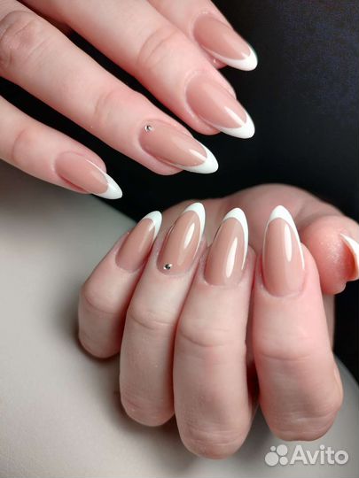 Покрытие ногтей гель лаком,наращивание ногтей