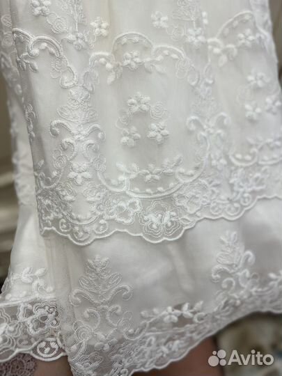 Платье для девочки белое - праздничное