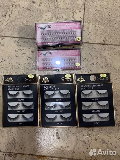 Накладные ресницы, пучки