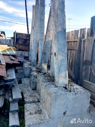 Плита опорная столбы ж/б