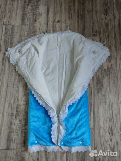 Конверт-одеяло для мальчика зимний