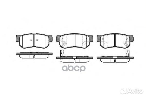 746 02 757 002B-SX223411 колодки дисковые з