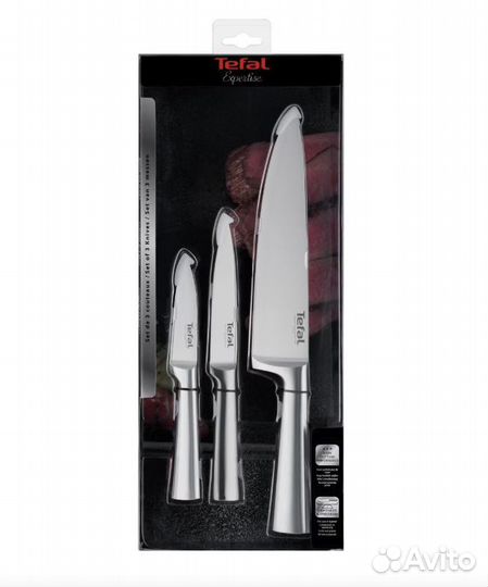 Набор кухонных ножей Tefal Expertise (3 ножа) K121