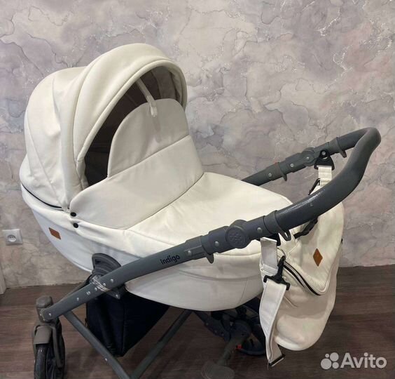 Коляска 2 в 1 эко кожа